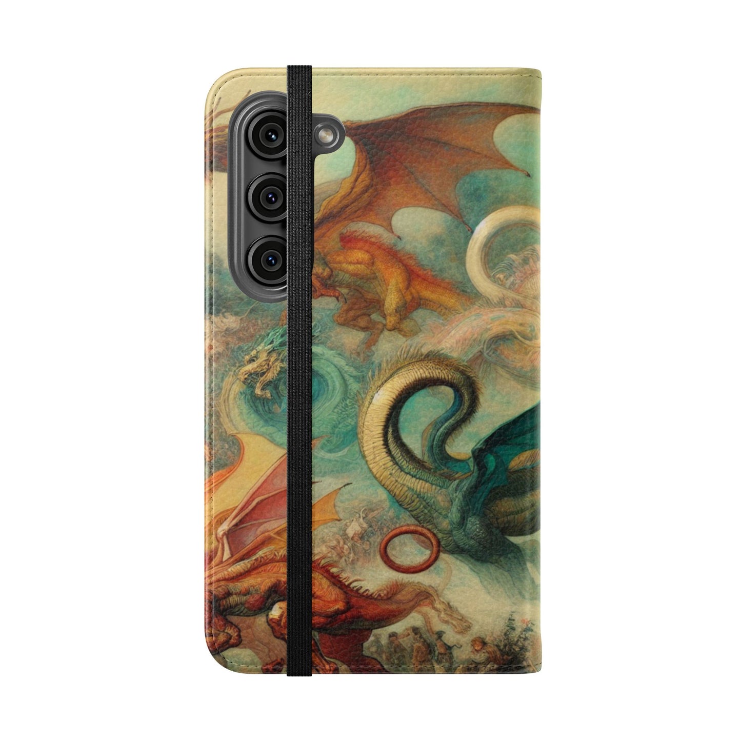 Degas Dreams of Dragons Flip Cases for iPhones