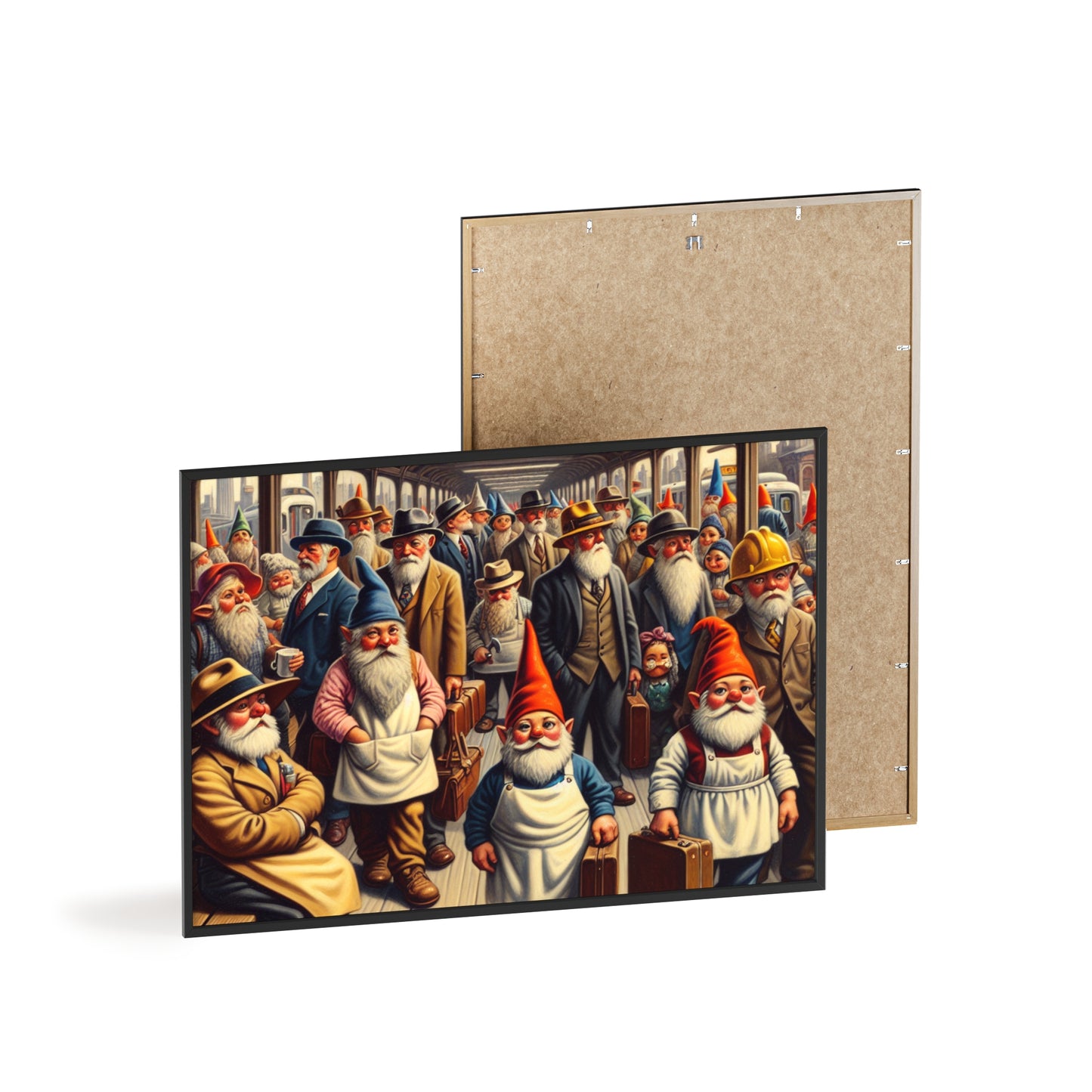 Framed The Gnome-mute Home Poster