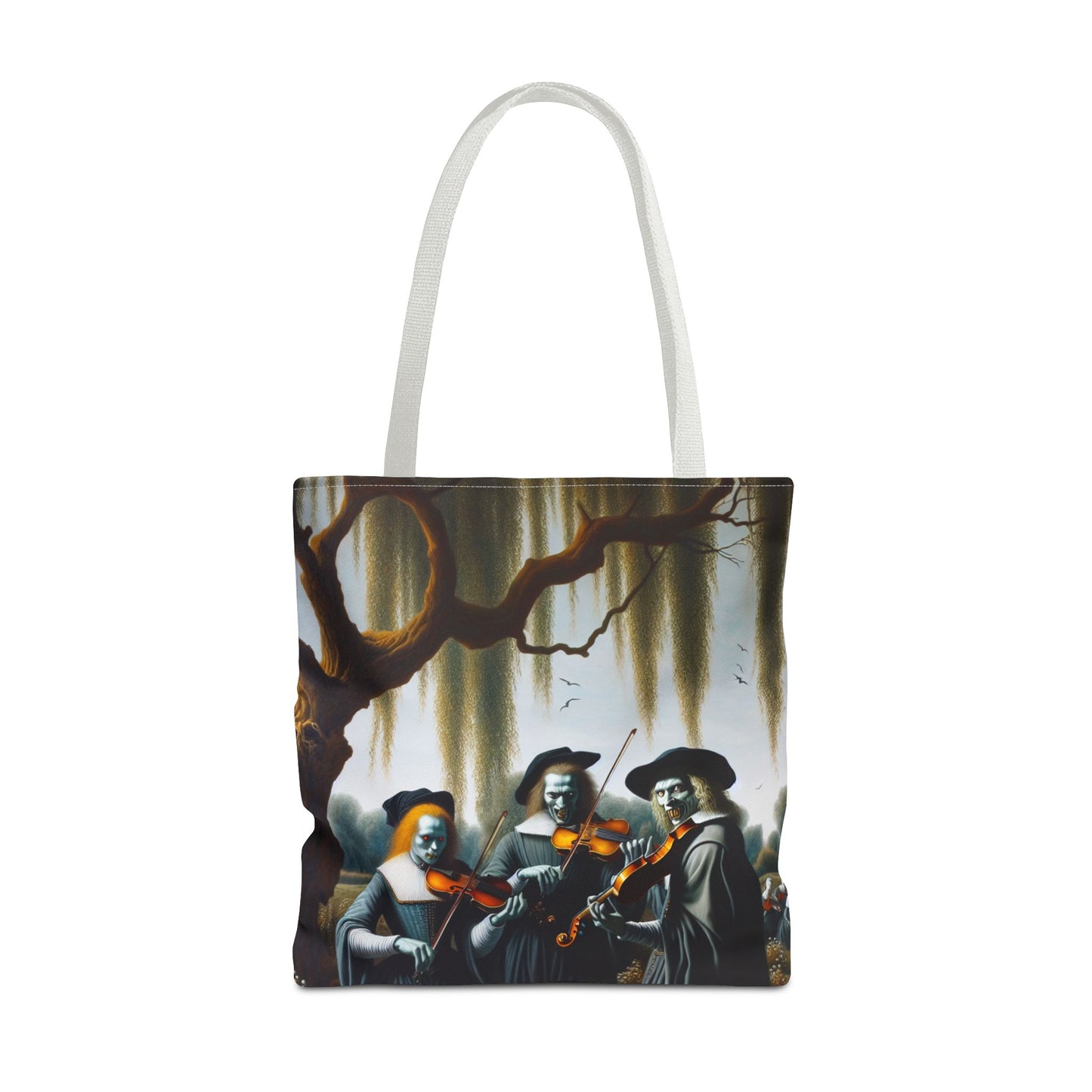 Vermeer's Vampire Violinists Tote Bag