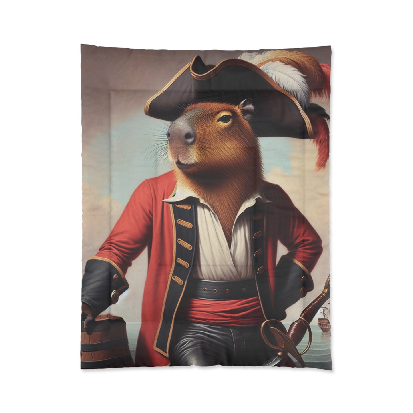 Captain Capybara Comforter