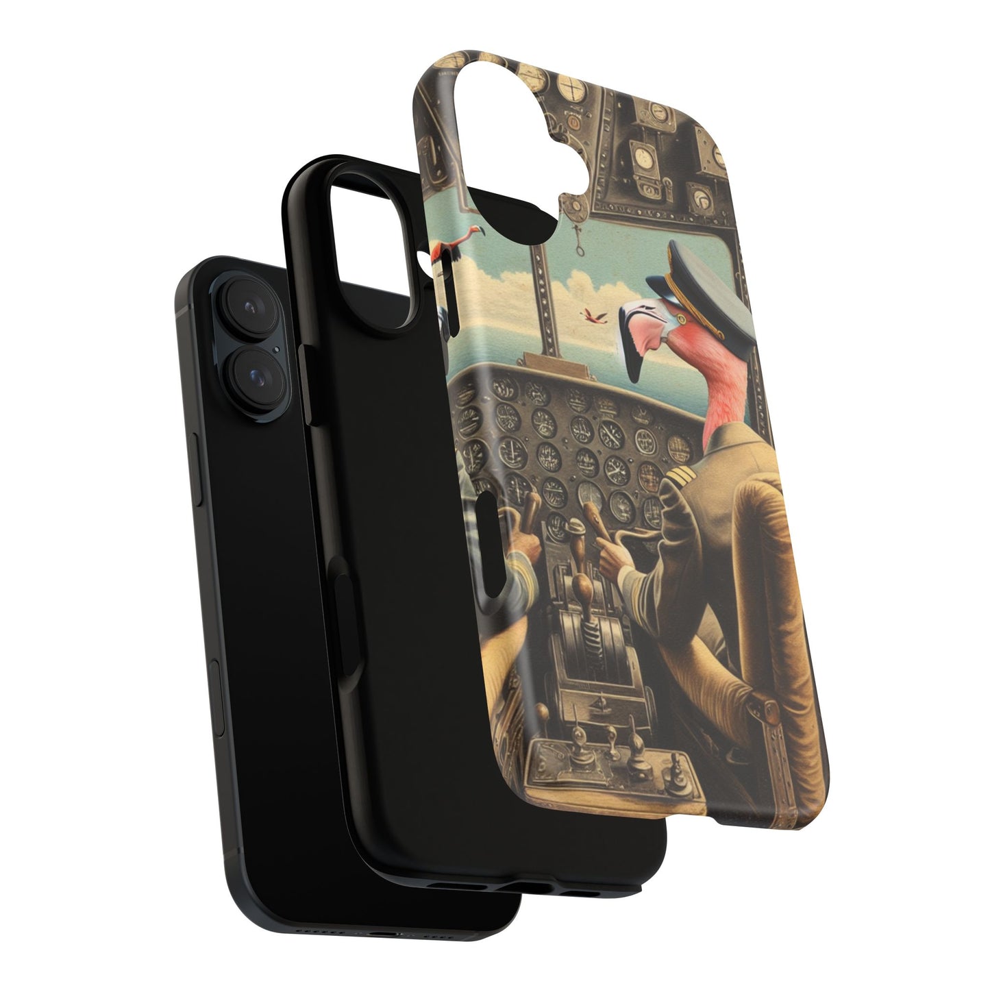 Flamingo Flight Deck Phone Case - IPHONE