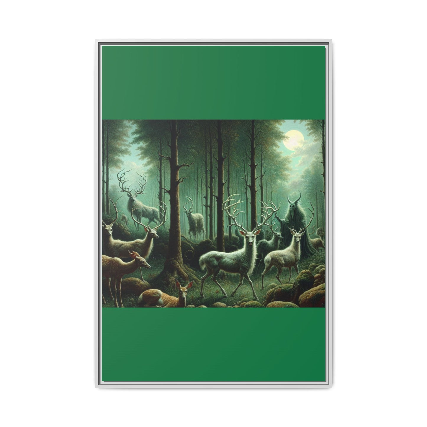 Wendigo Shepherd Canvas, Framed (Multi-color)