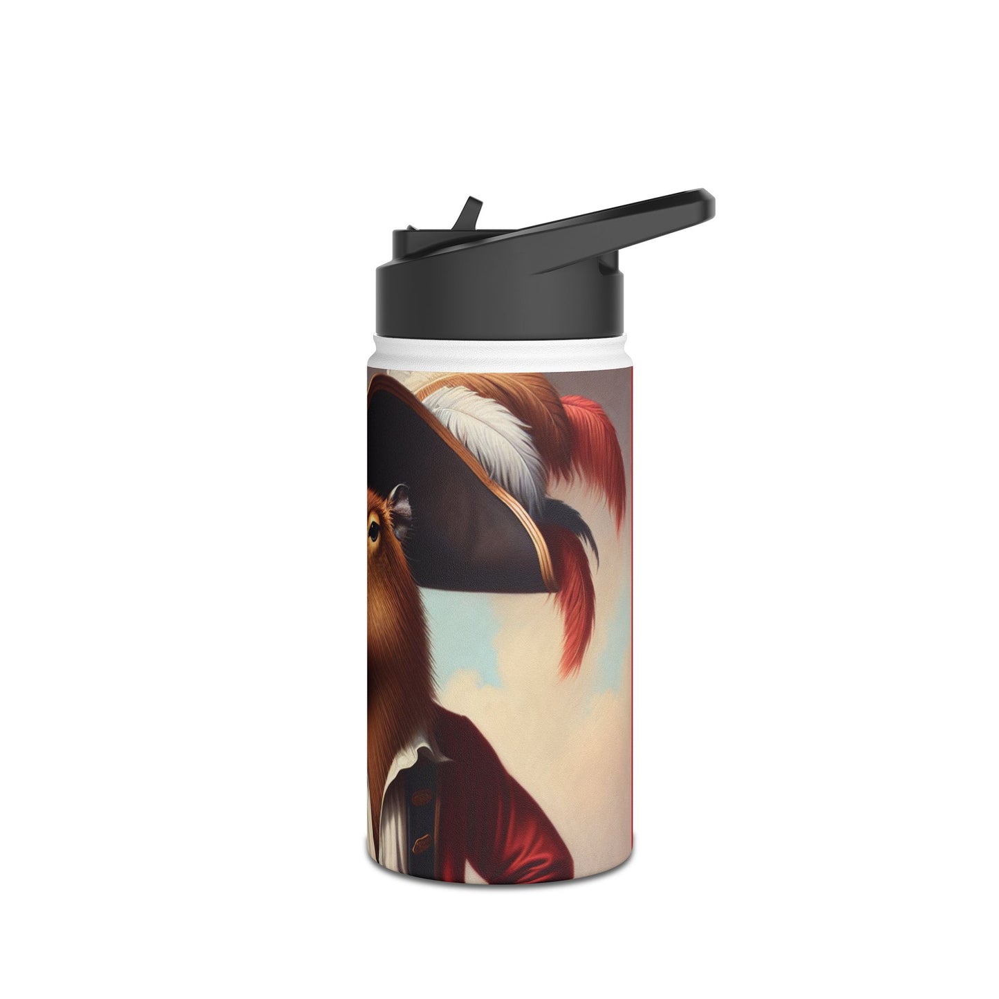 Captain Capybara Stainless Steel Water Bottle
