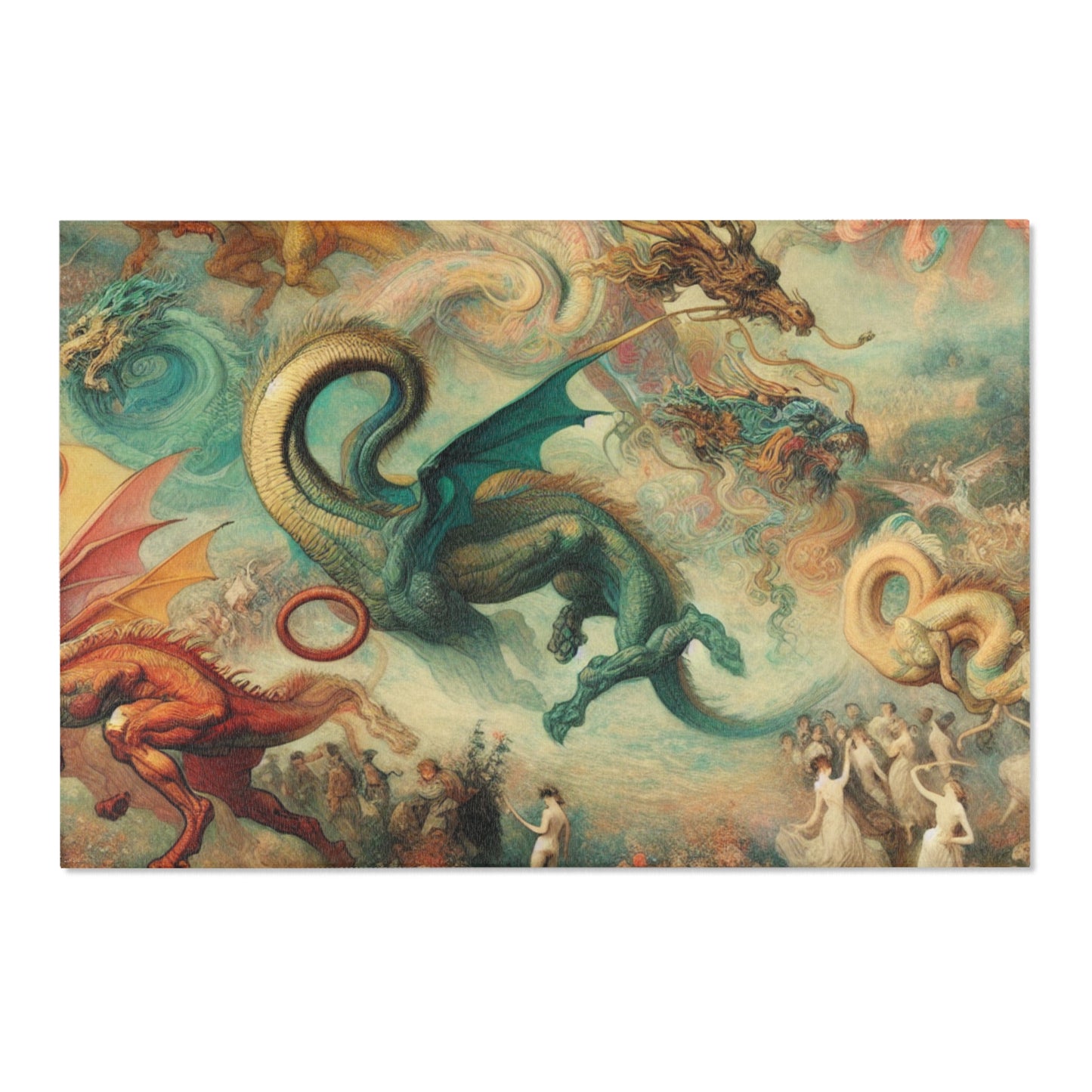 Degas Dreams of Dragons Area Rug - HORIZONTAL