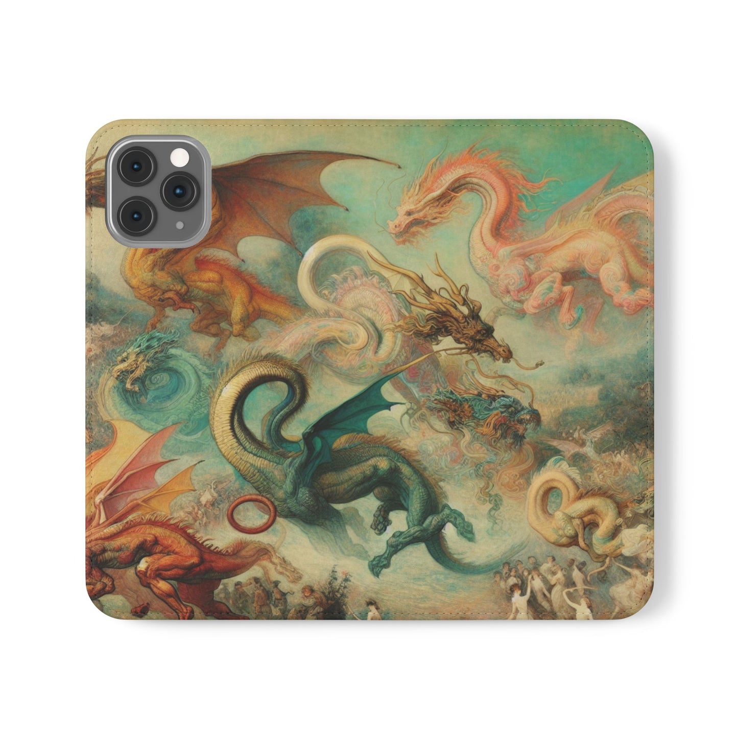 Degas Dreams of Dragons Flip Cases for iPhones