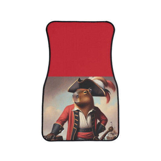 Captain Capybara Car Floor Mat