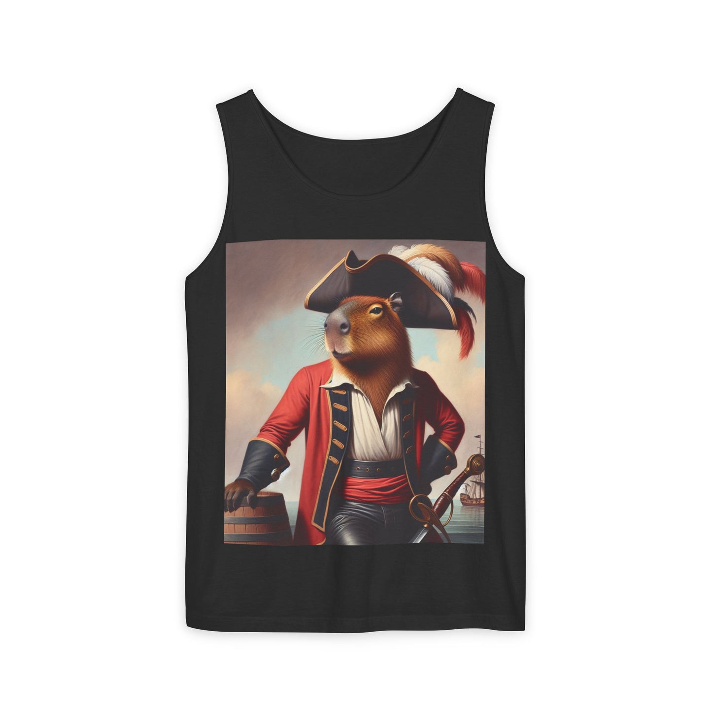 Captain Capybara Unisex Tank Top