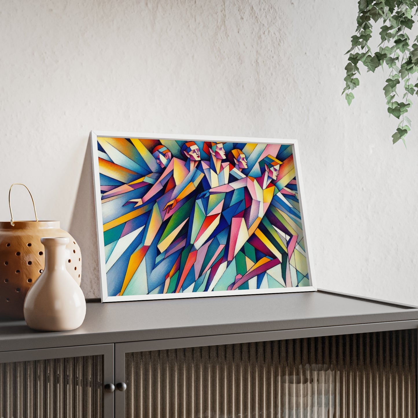 Framed Picasso's Pixies Poster