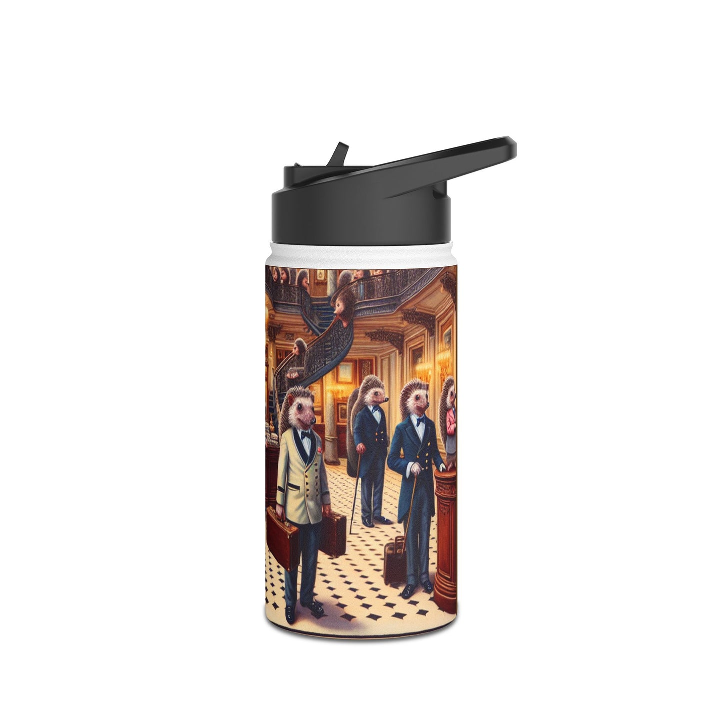 Hedgehog Hotel Stainless Steel Water Bottle