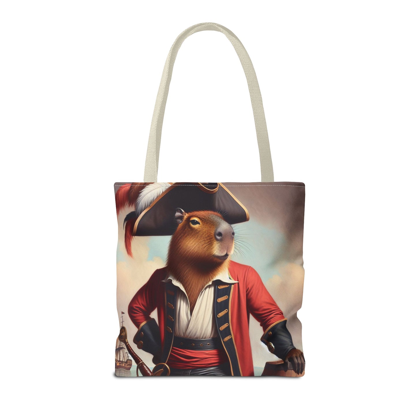 Captain Capybara Tote Bag