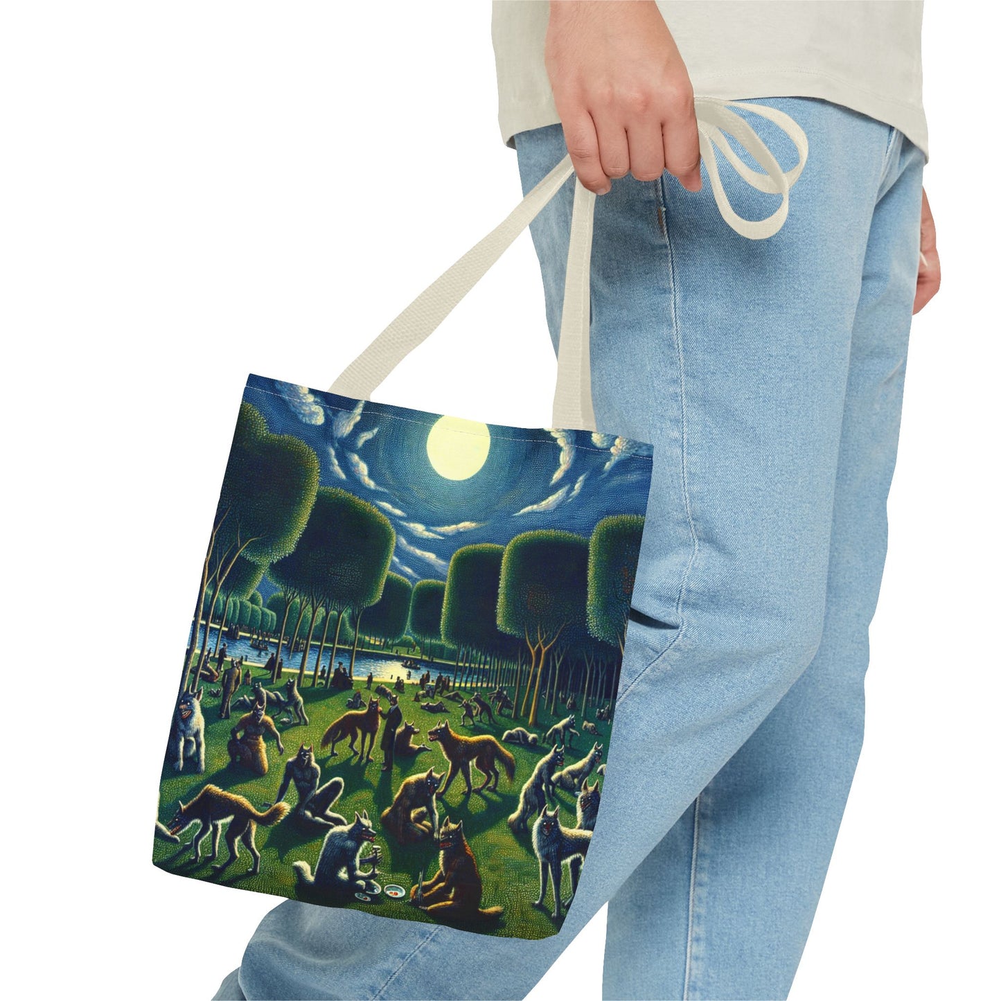 Werewolves at the Waterfront Tote Bag