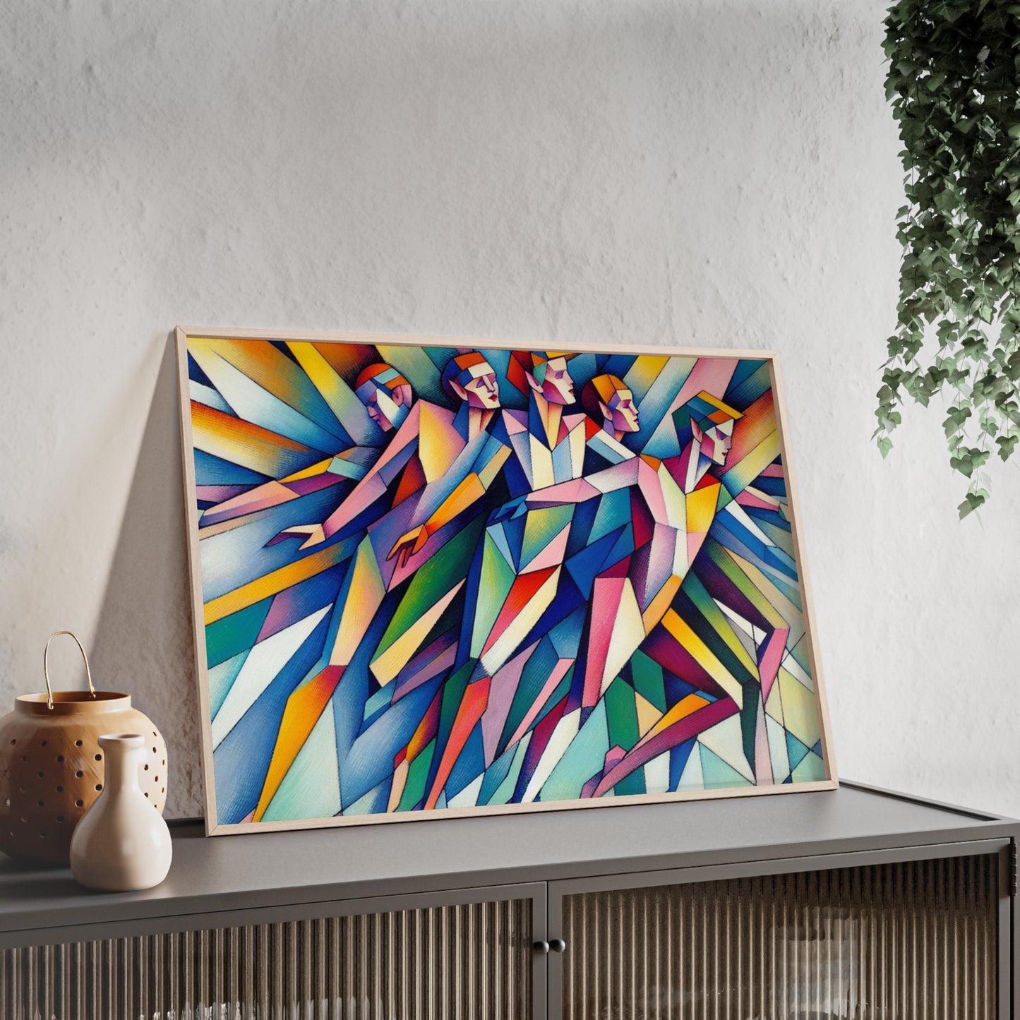 Framed Picasso's Pixies Poster