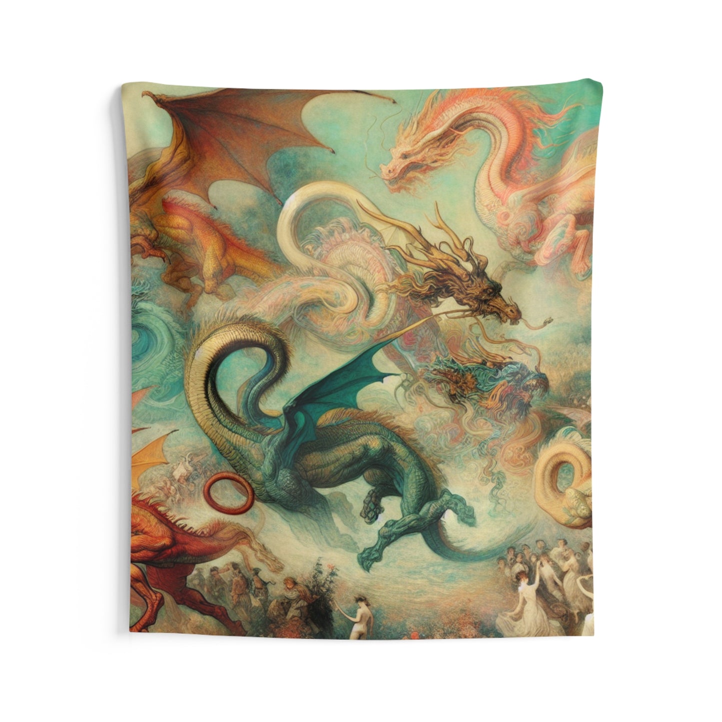 Degas Dreams of Dragons Wall Tapestry