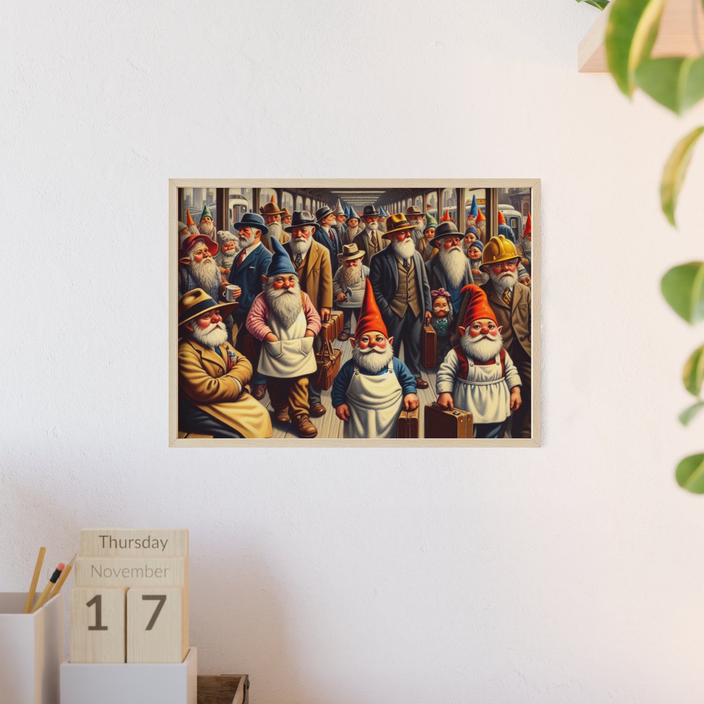 Framed The Gnome-mute Home Poster