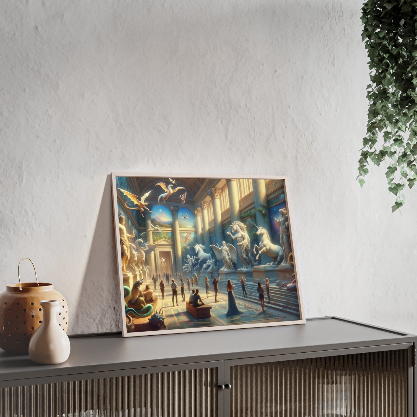 Framed Atlantis Atrium Poster