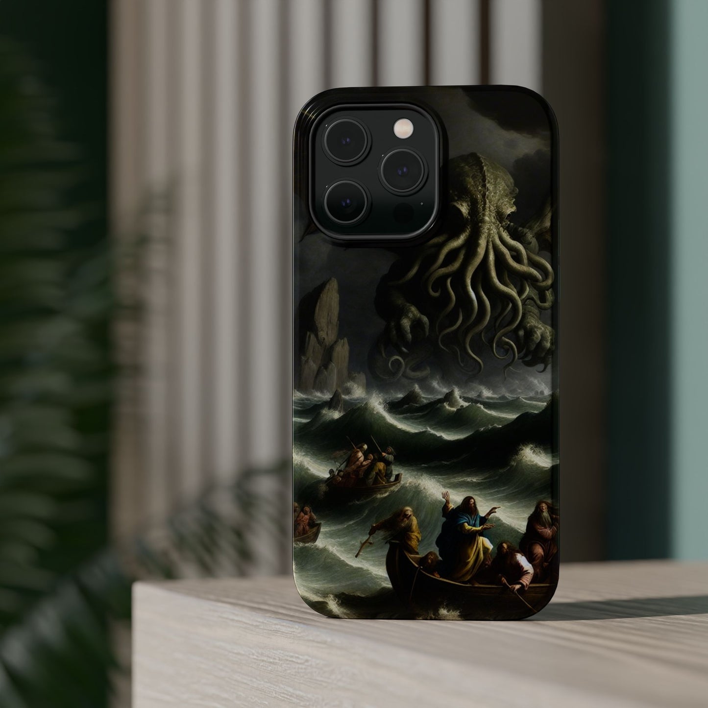 Cthulhu in the Storm Magnetic iPhone Case