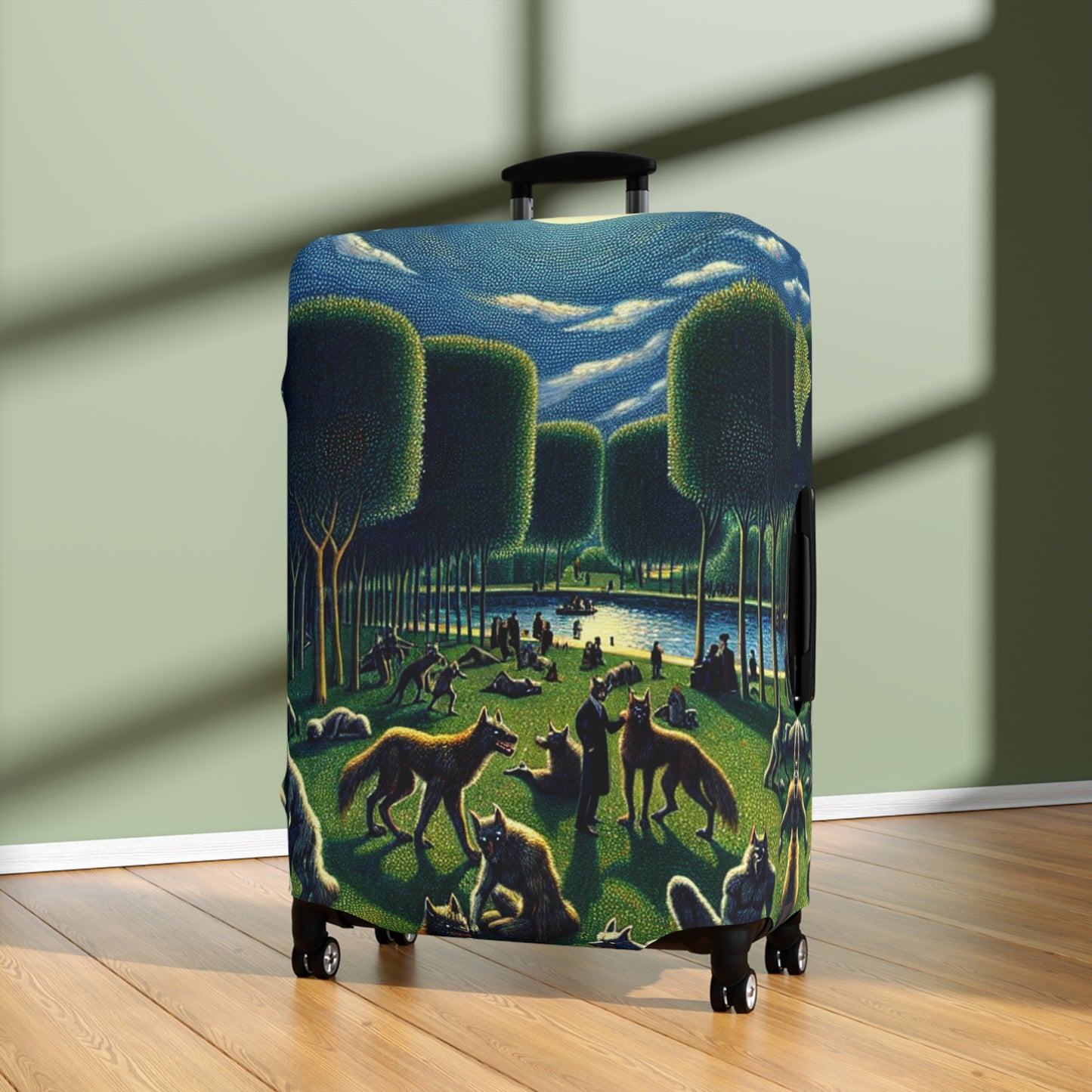 Werewolves at the Waterfront Luggage Cover