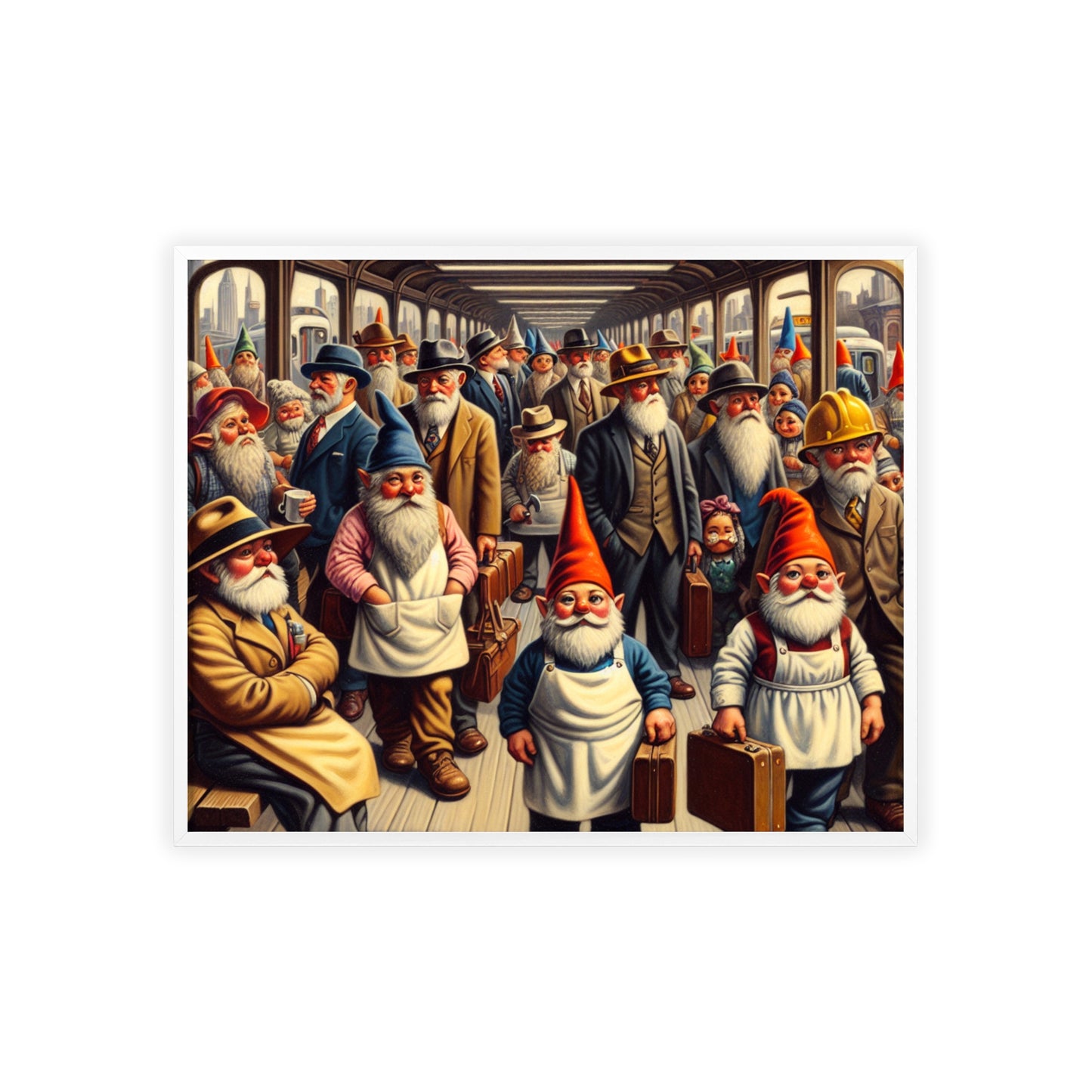 Framed The Gnome-mute Home Poster