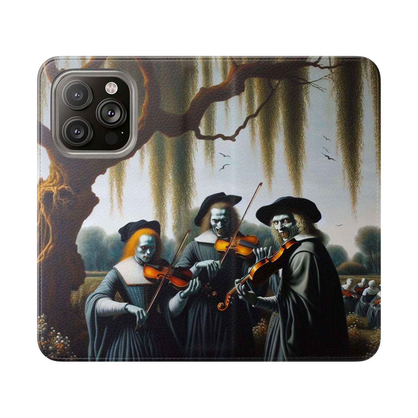 Vermeer's Vampire Violinists Flip Cases for iPhones