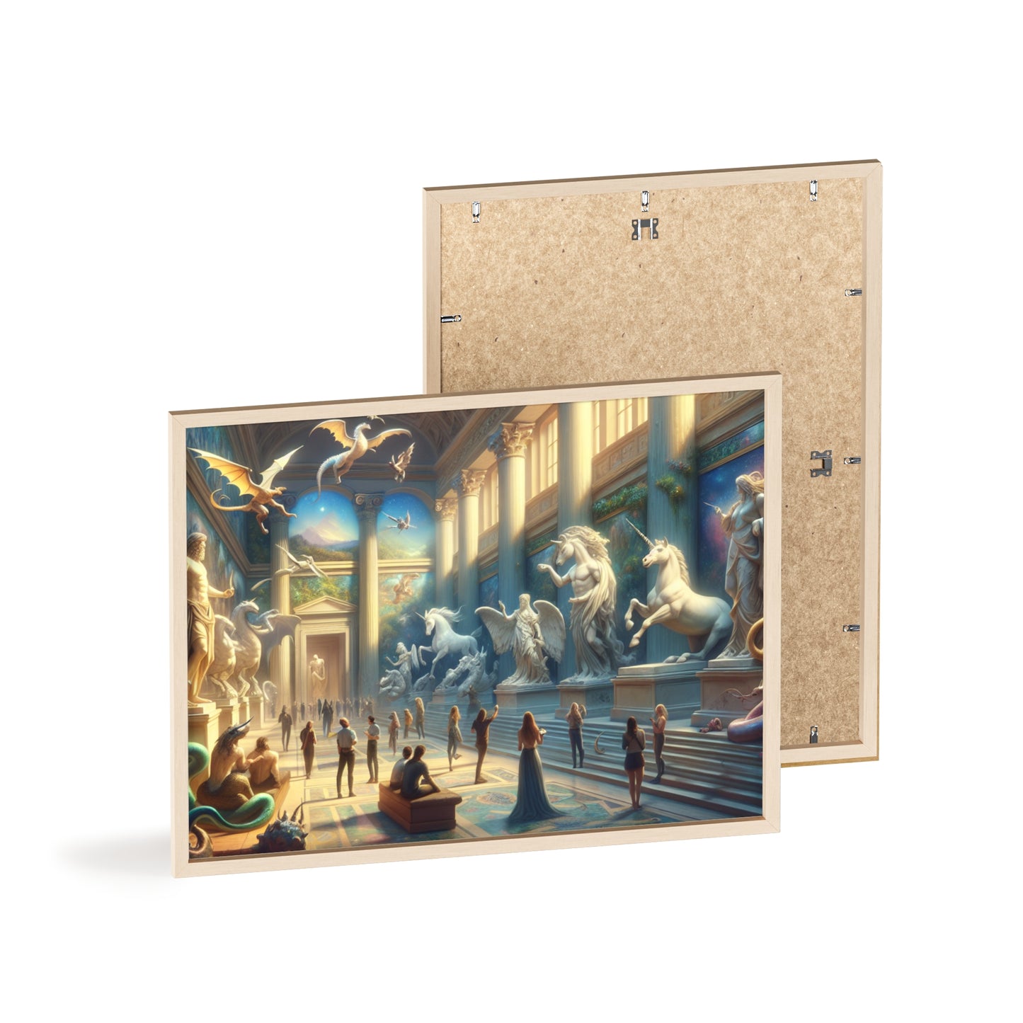 Framed Atlantis Atrium Poster