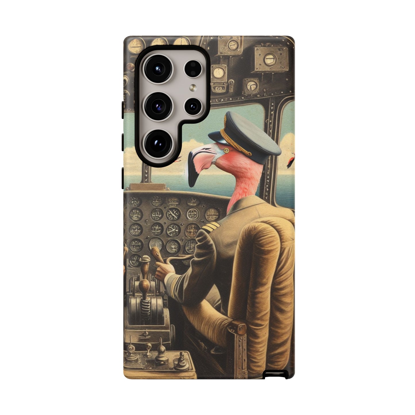 Flamingo Flight Deck Phone Case - GALAXY
