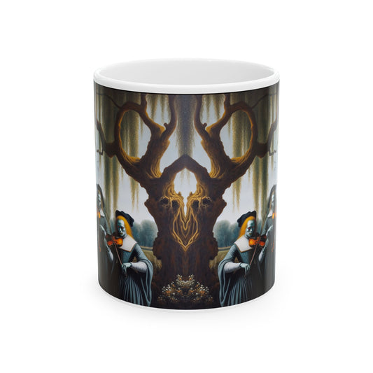 Vermeer's Vampire Violinists Ceramic Mug