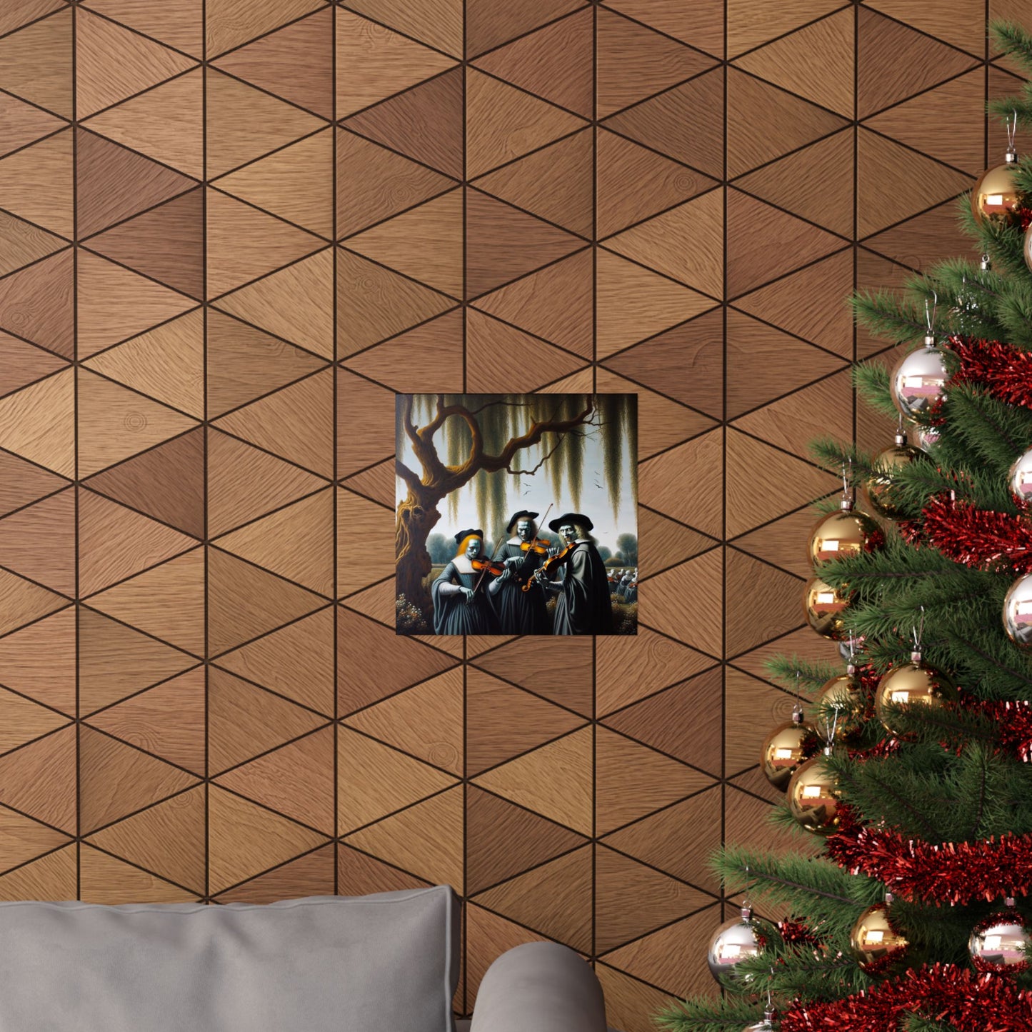 Vermeer's Vampire Violinists Poster