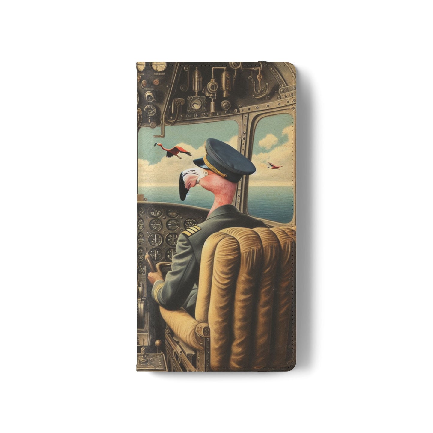 Flamingo Flight Deck Flip Case - iPhone/Galaxy