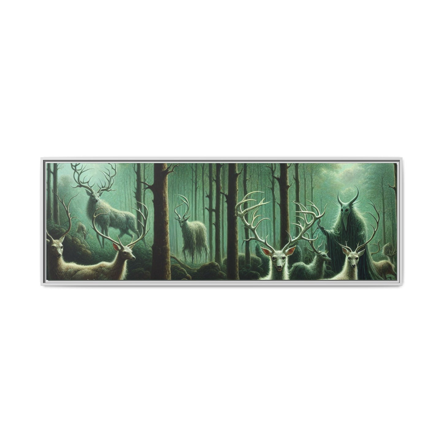 Wendigo Shepherd Canvas, Framed (Multi-color)