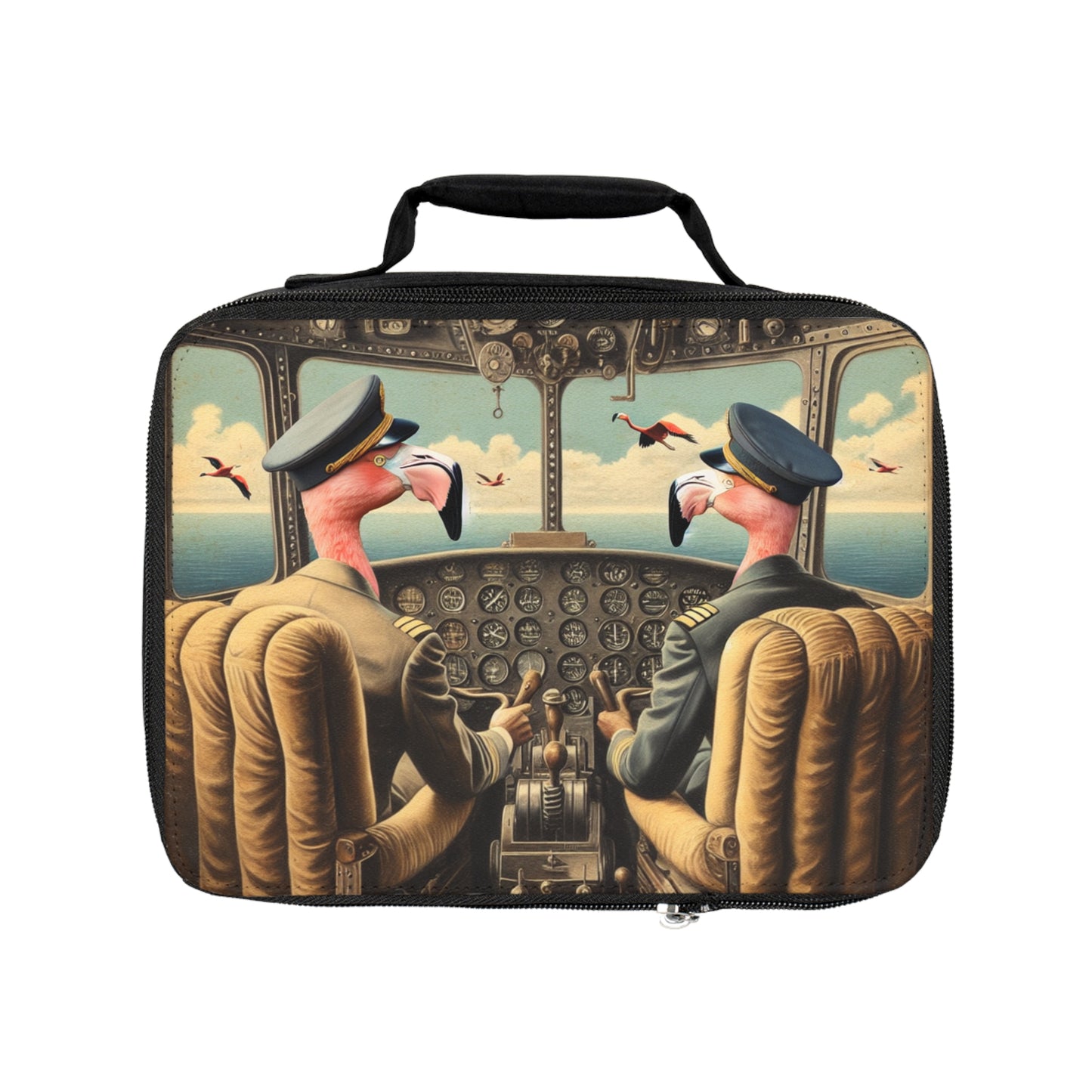 Flamingo Flight Deck Lunch Bag