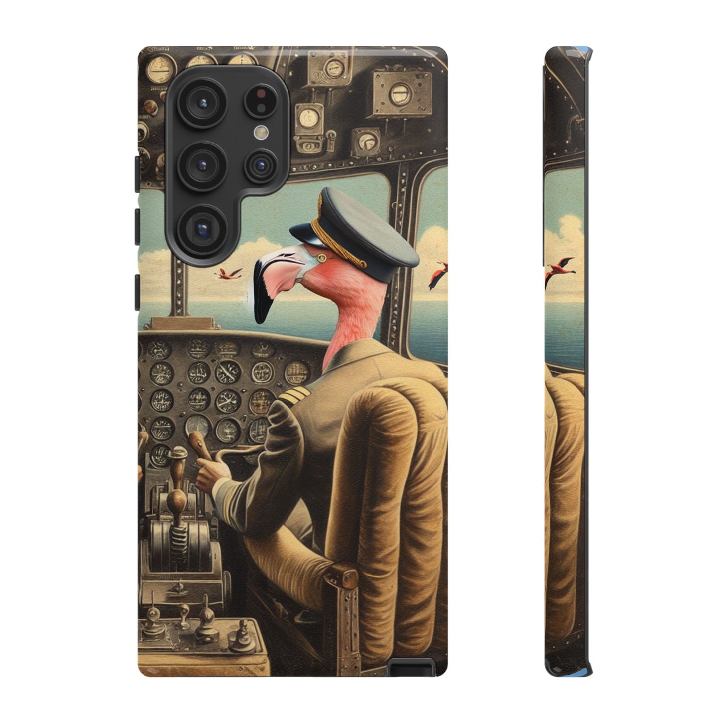 Flamingo Flight Deck Phone Case - GALAXY