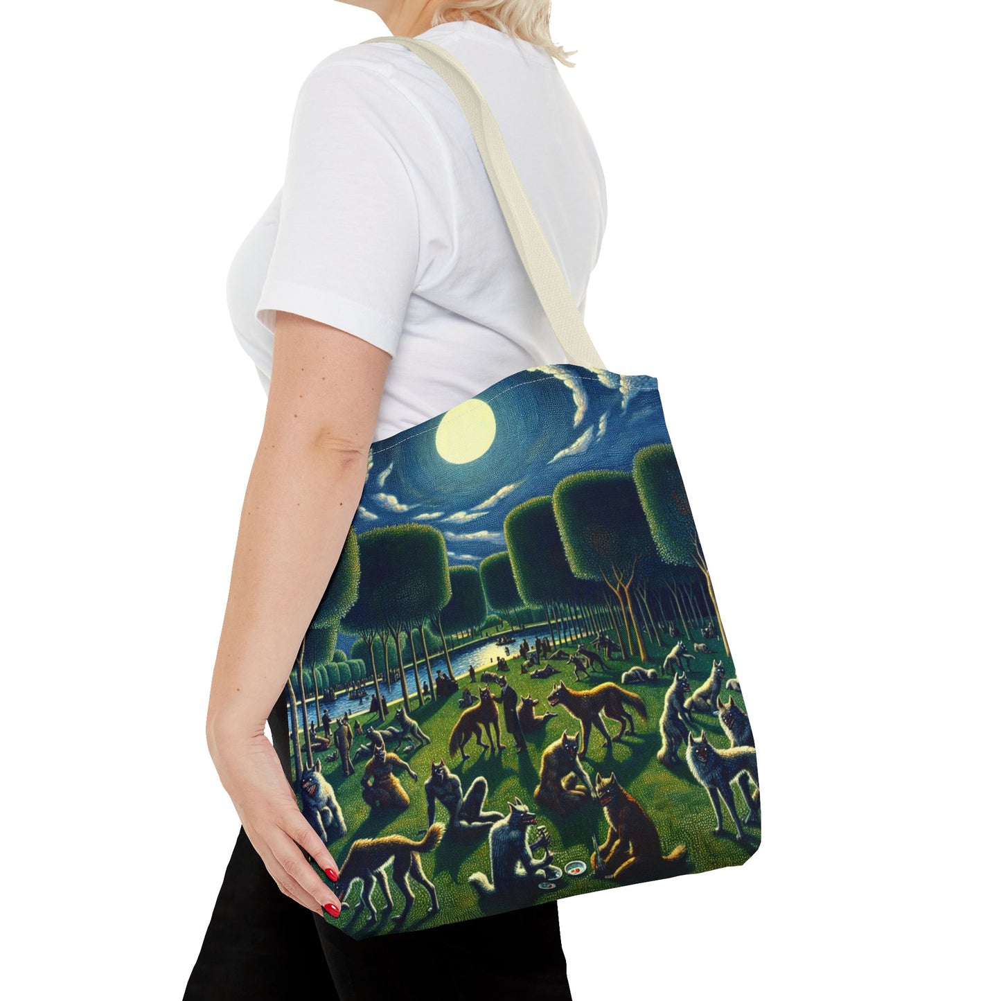 Werewolves at the Waterfront Tote Bag
