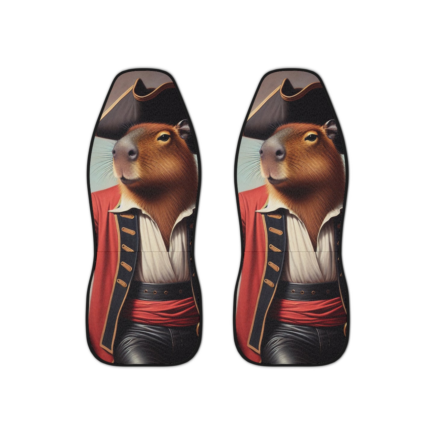 Captain Capybara Car Seat Covers