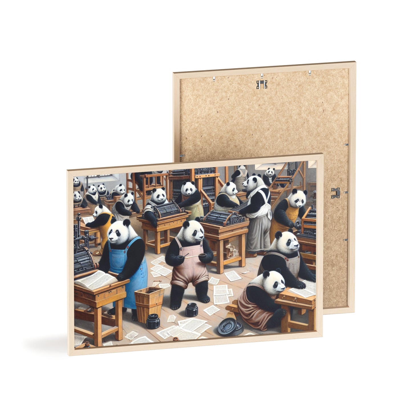 Framed Printing Pandamonium Poster