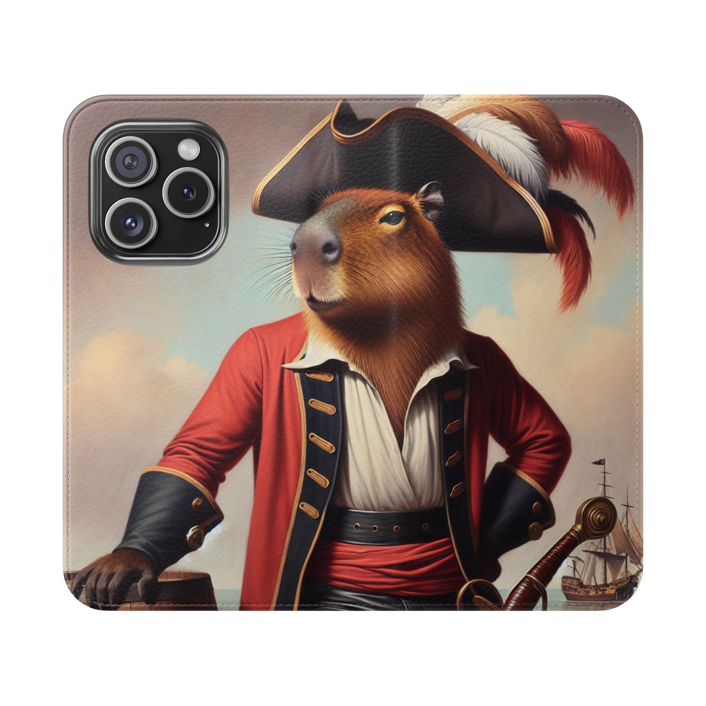 Captain Capybara Flip Case - iPhone/Galaxy
