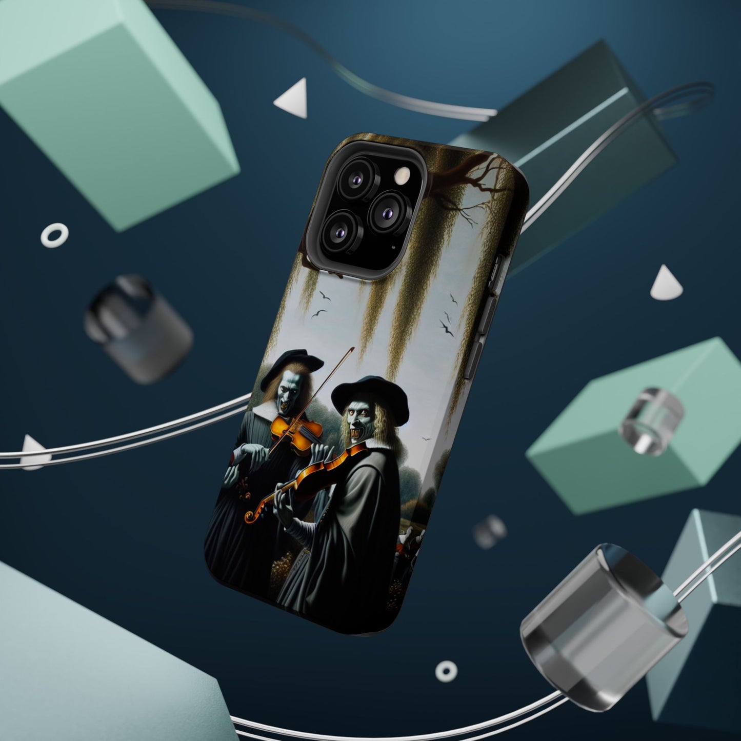 Vermeer's Vampire Violinists Magnetic iPhone Case