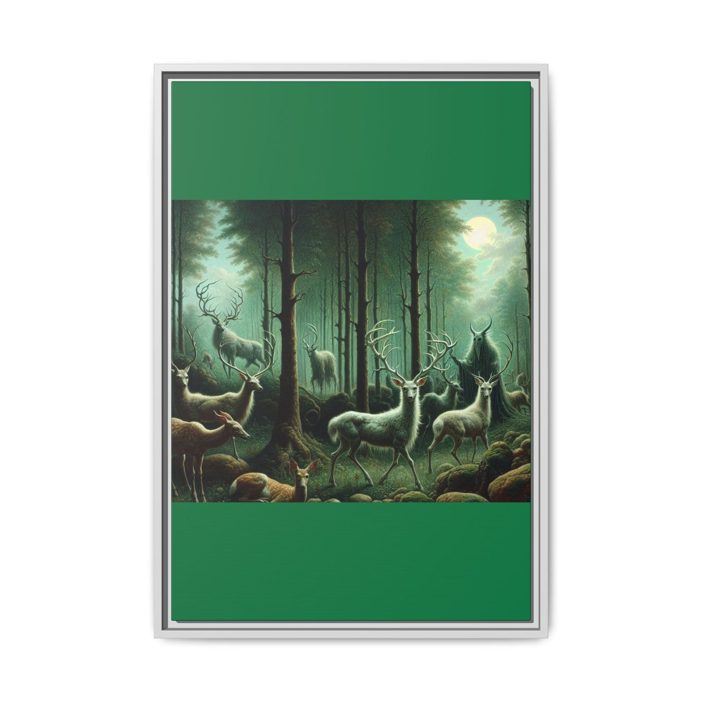 Wendigo Shepherd Canvas, Framed (Multi-color)