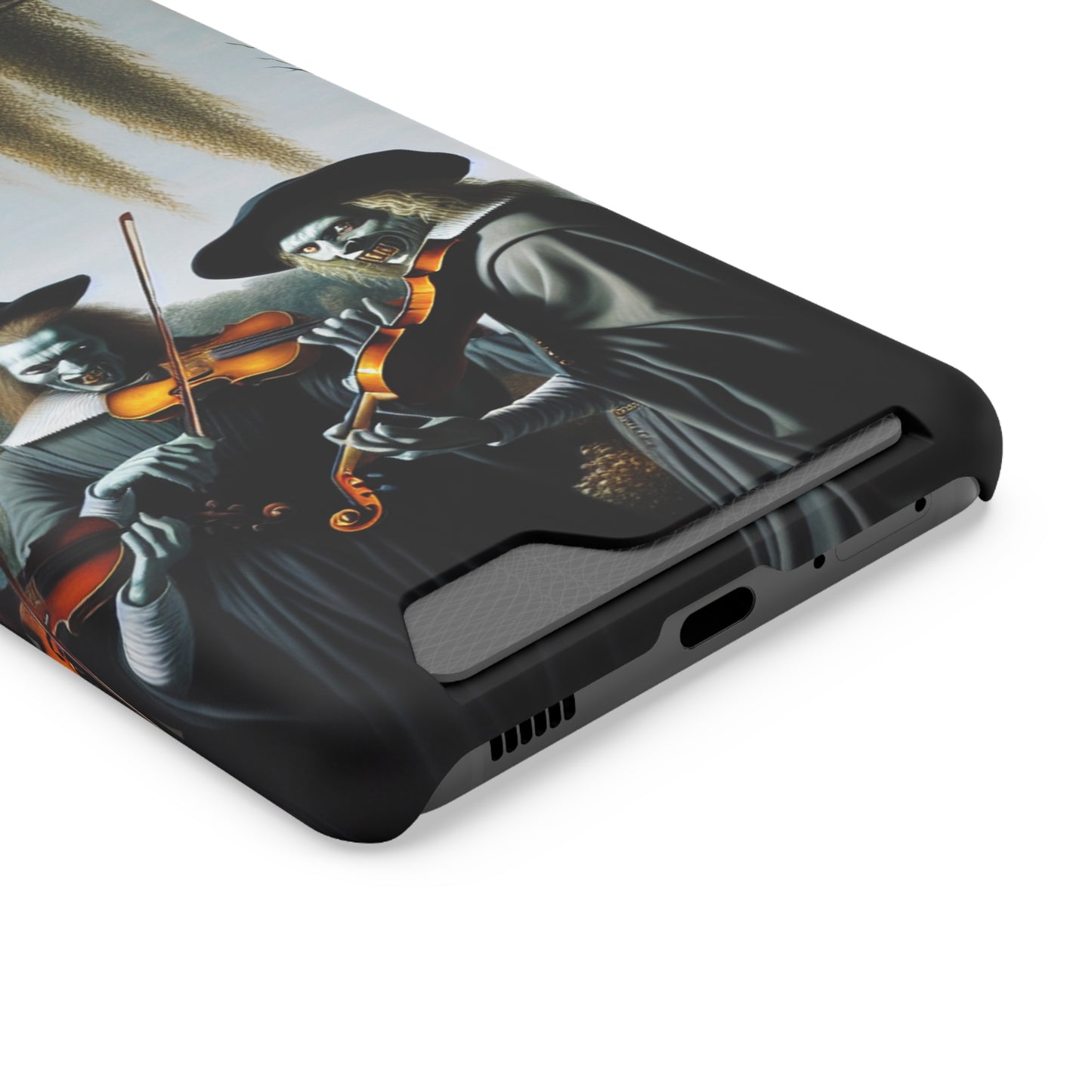 Vermeer's Vampire Violinists Phone Case with Card Holder - GALAXY
