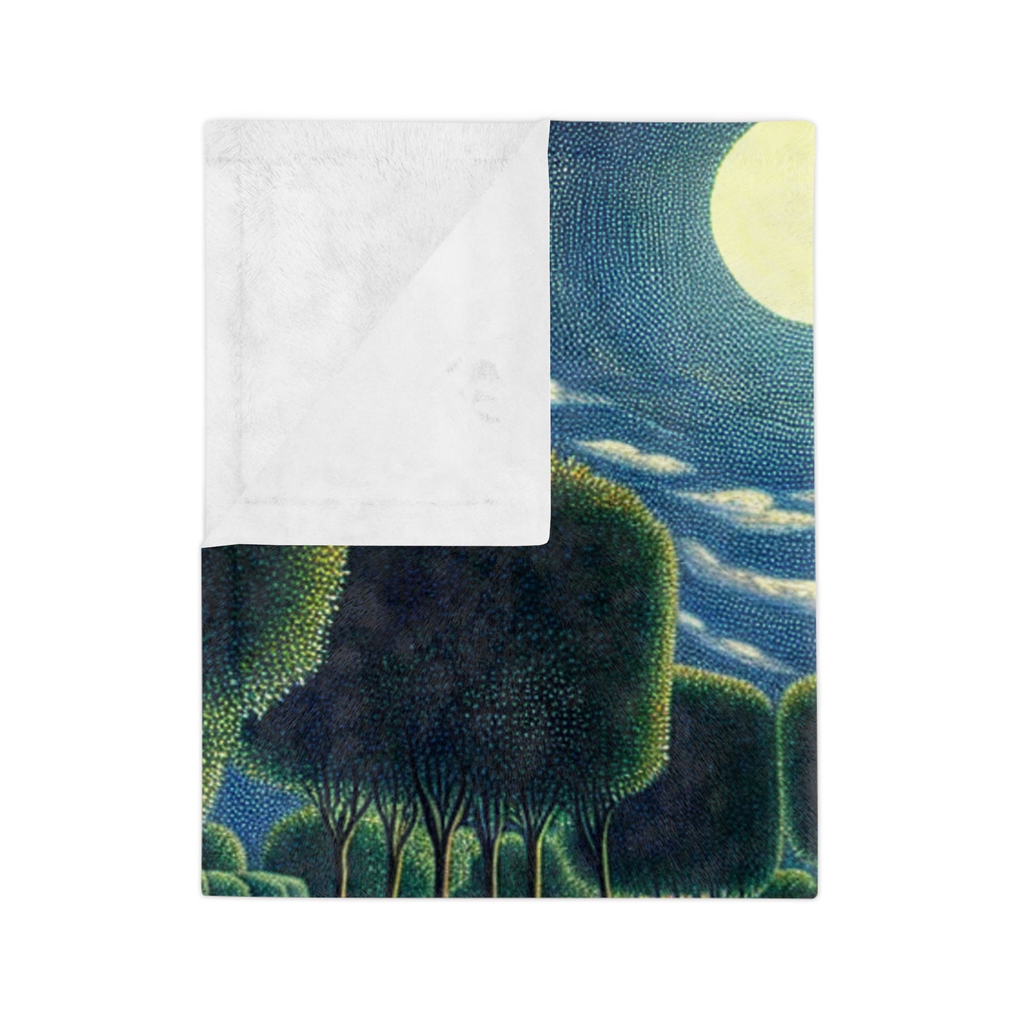 Werewolves at the Waterfront Velveteen Microfiber Blanket