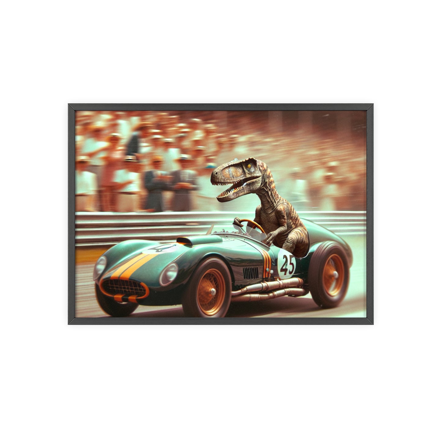 Framed Velocity Raptor Poster