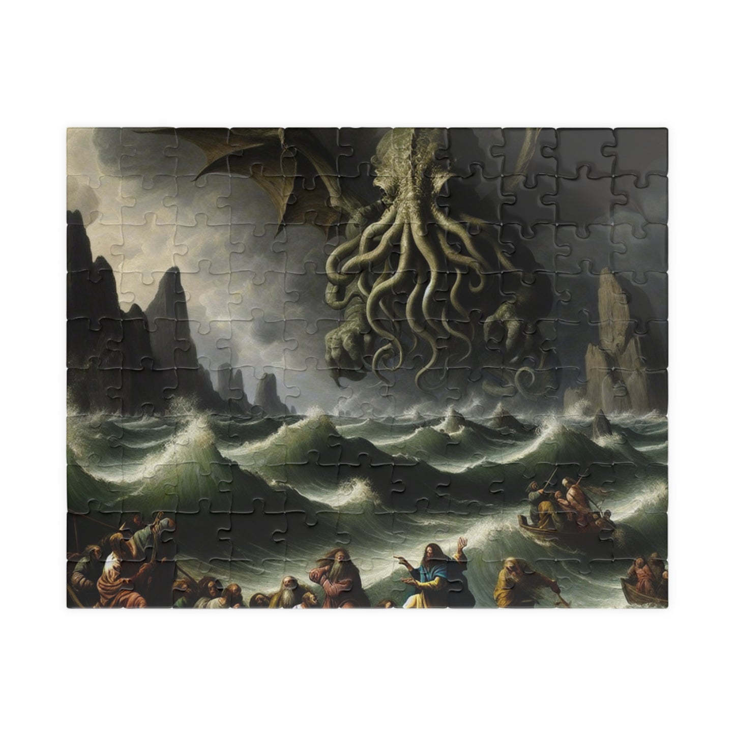 Cthulhu in the Storm Puzzle (110, 252, 520, 1014-piece)