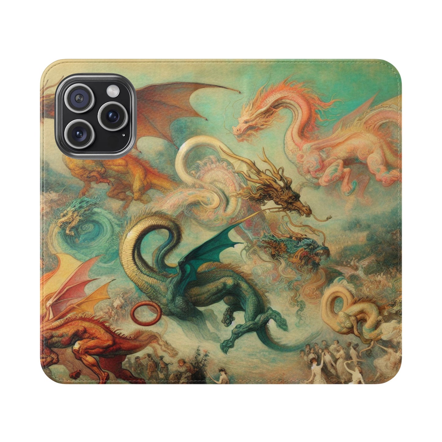 Degas Dreams of Dragons Flip Cases for iPhones