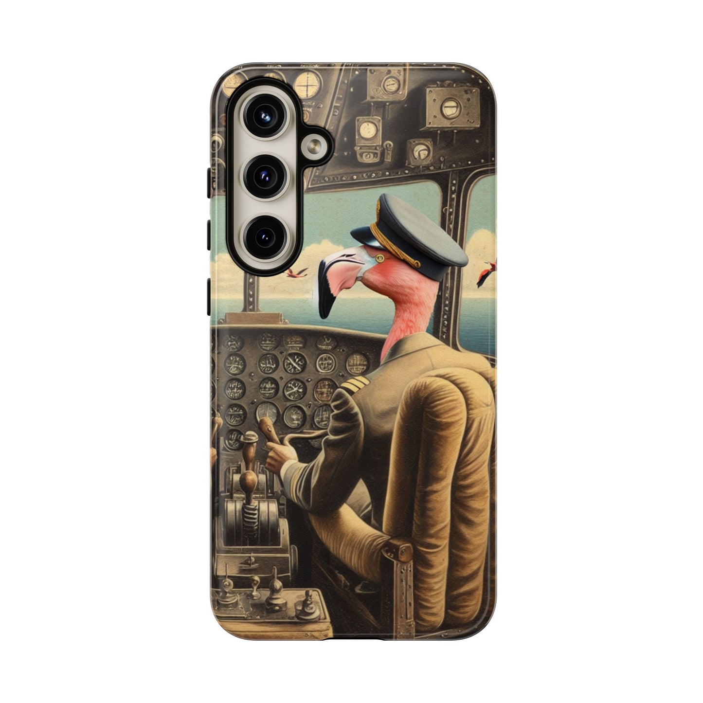 Flamingo Flight Deck Phone Case - GALAXY