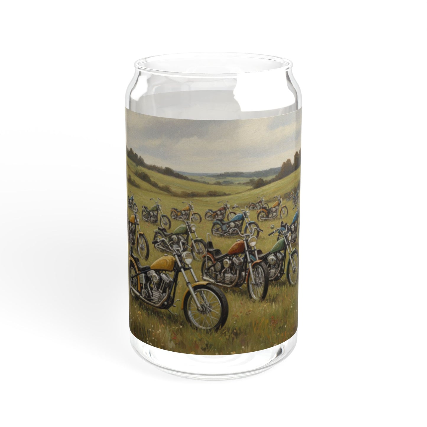 Wild Motorcycles Sipper Glass