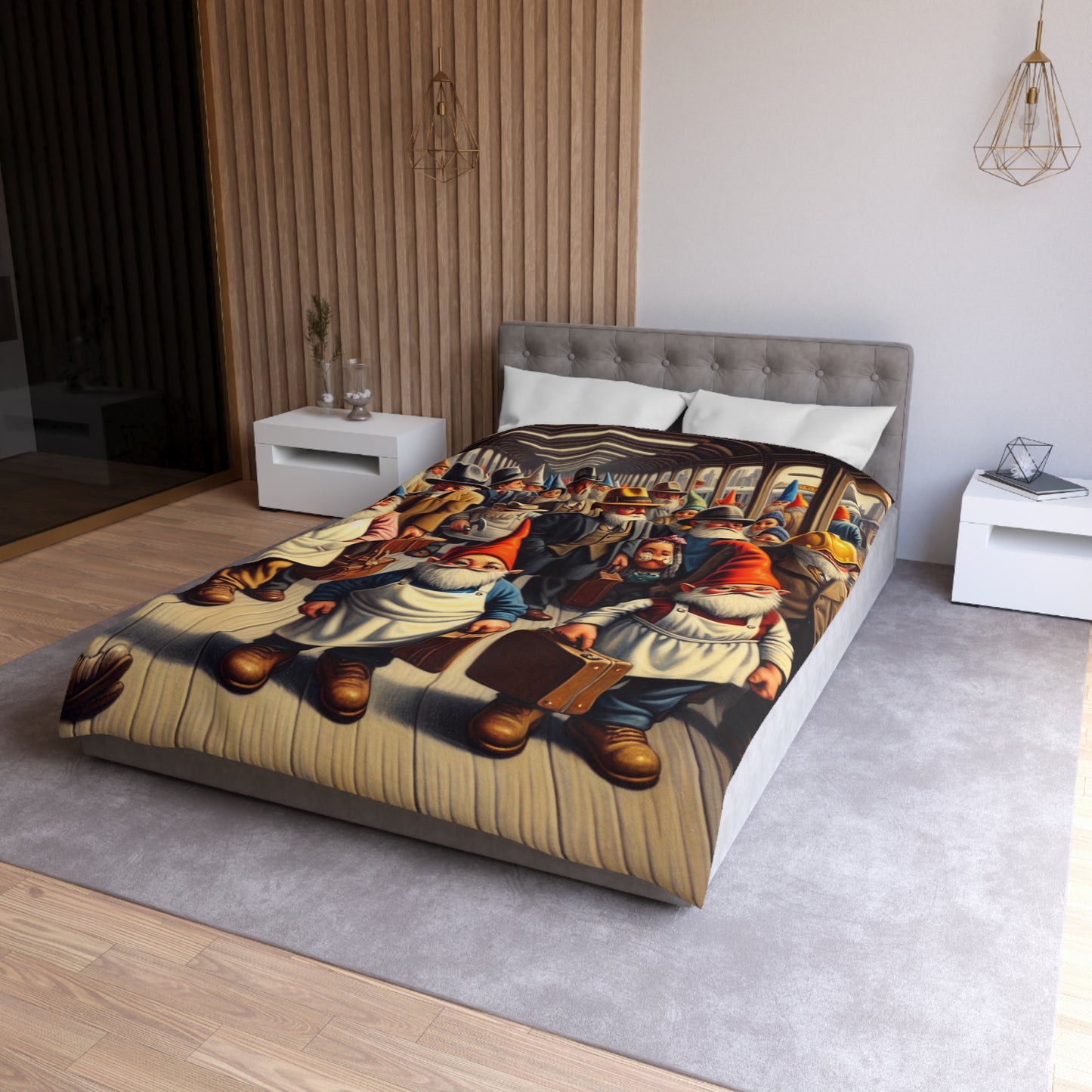 The Gnome-mute Home Microfiber Duvet Cover