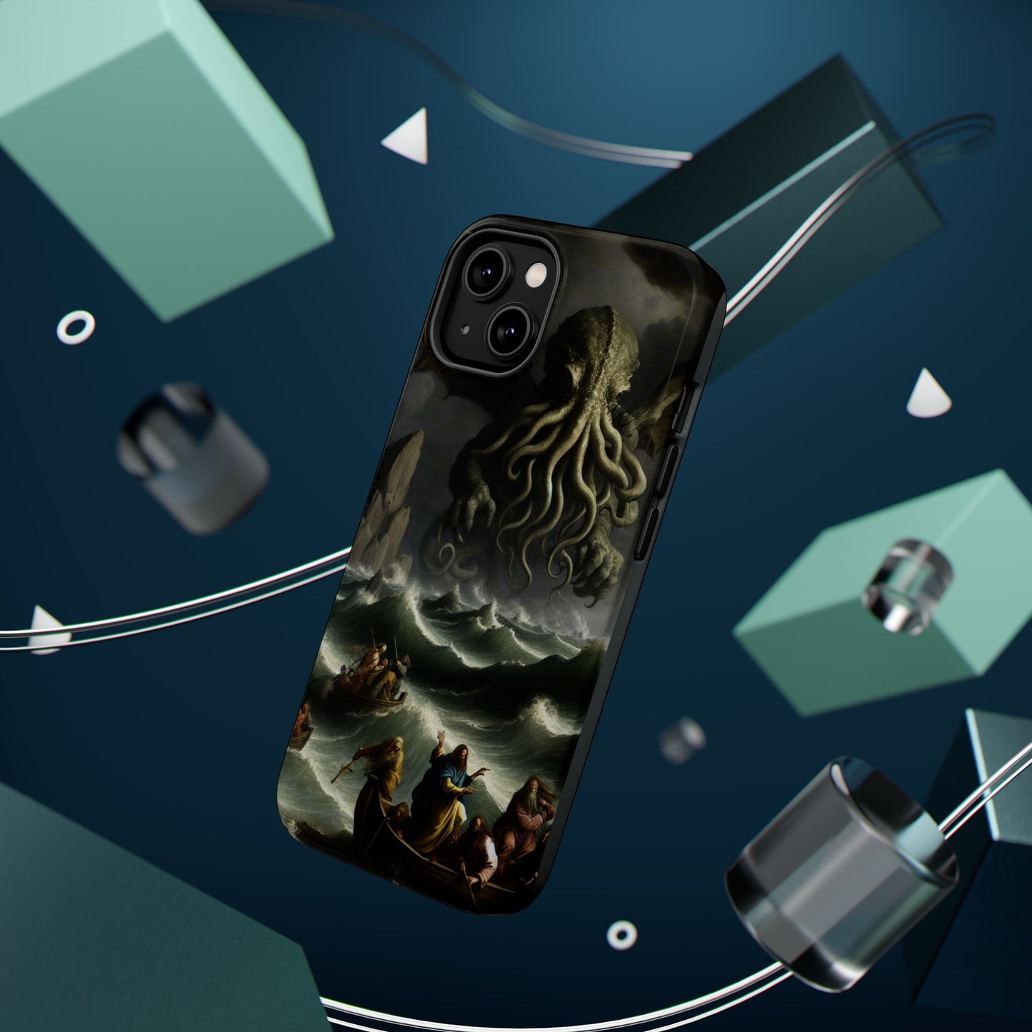 Cthulhu in the Storm Magnetic iPhone Case