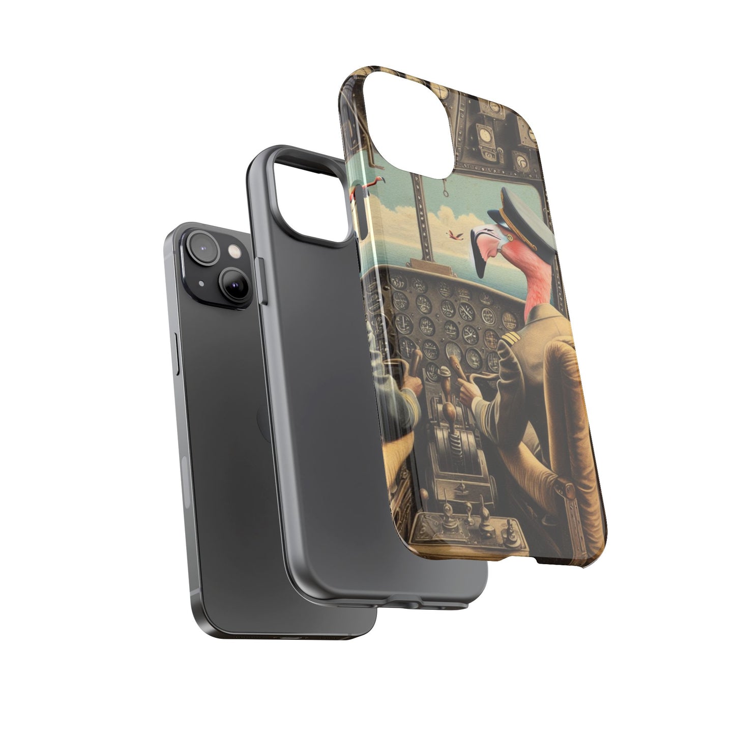 Flamingo Flight Deck Phone Case - IPHONE
