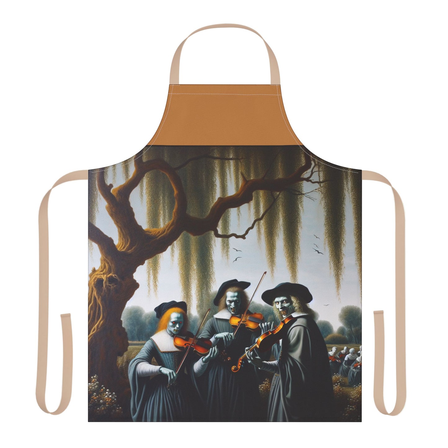 Vermeer's Vampire Violinists Apron
