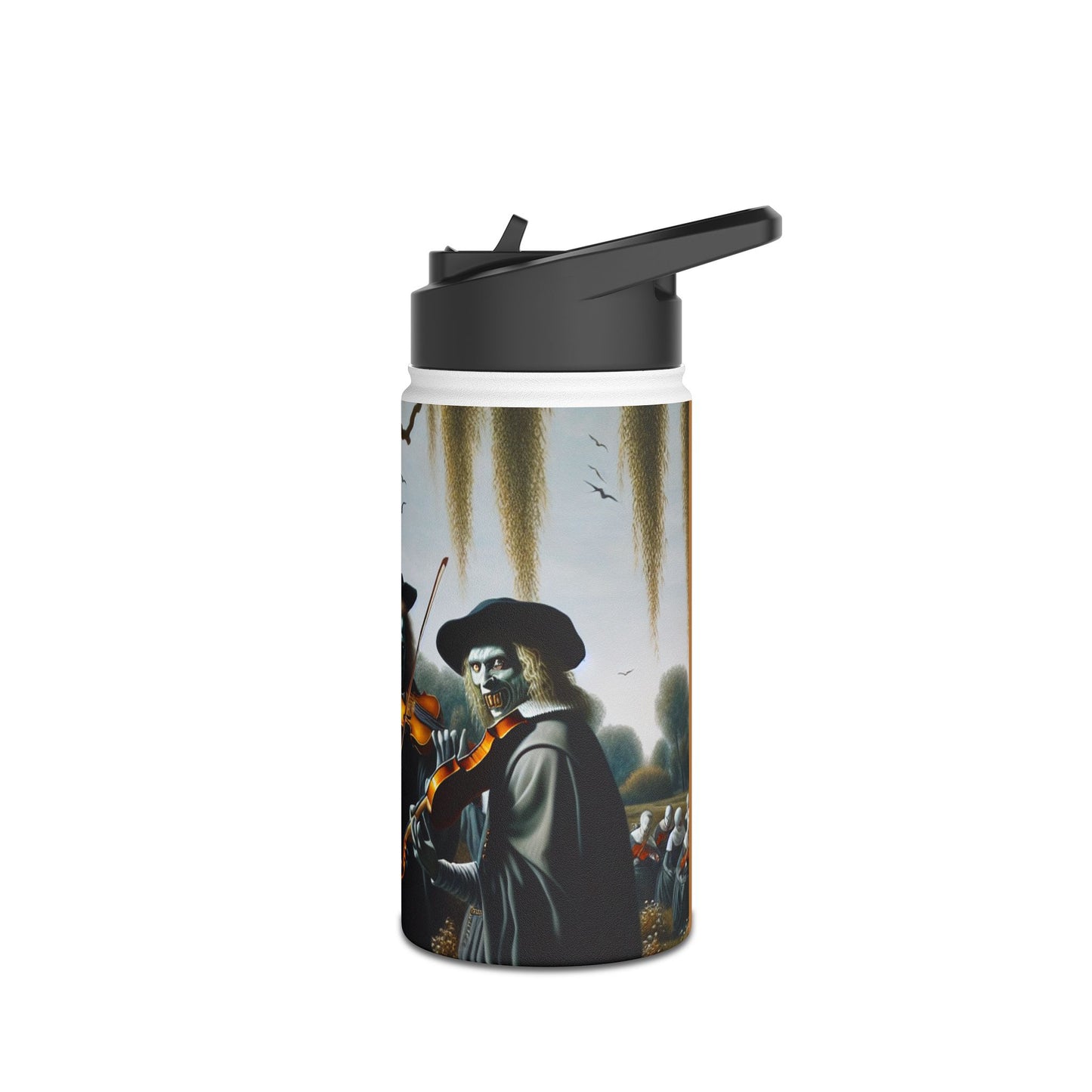 Vermeer's Vampire Violinists Stainless Steel Water Bottle