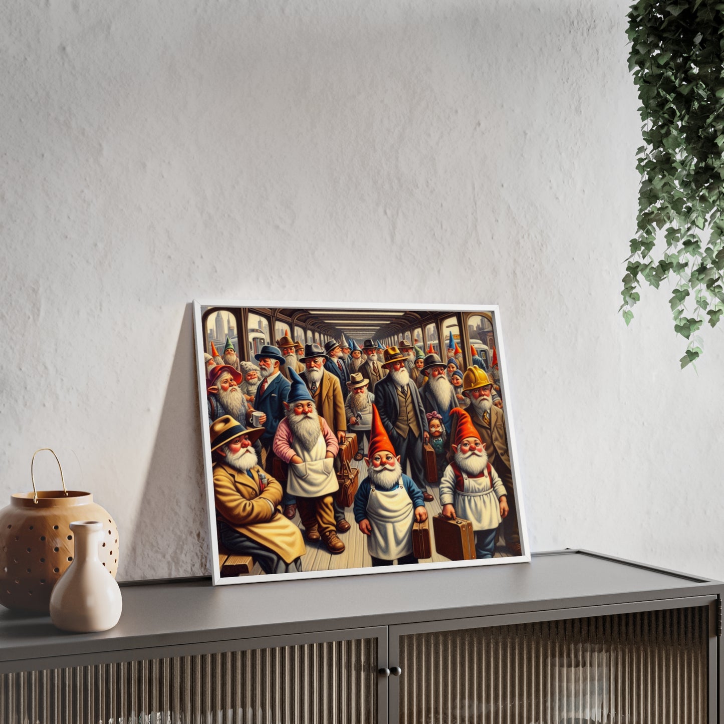 Framed The Gnome-mute Home Poster